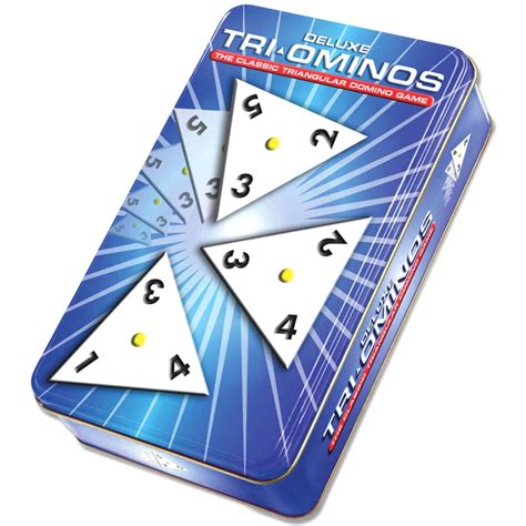 triominos in metal box|Pressman Deluxe Tri.